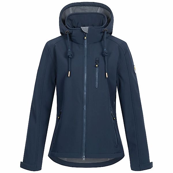 DEPROC Active Softshelljacke "ankerglutfreude WMN", mit abnehmbarer Kapuze günstig online kaufen