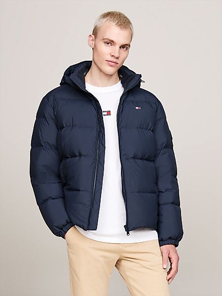 Tommy Jeans Steppjacke "TJM ESSENTIAL DOWN JACKET EXT" mit Kapuze Winterjac günstig online kaufen