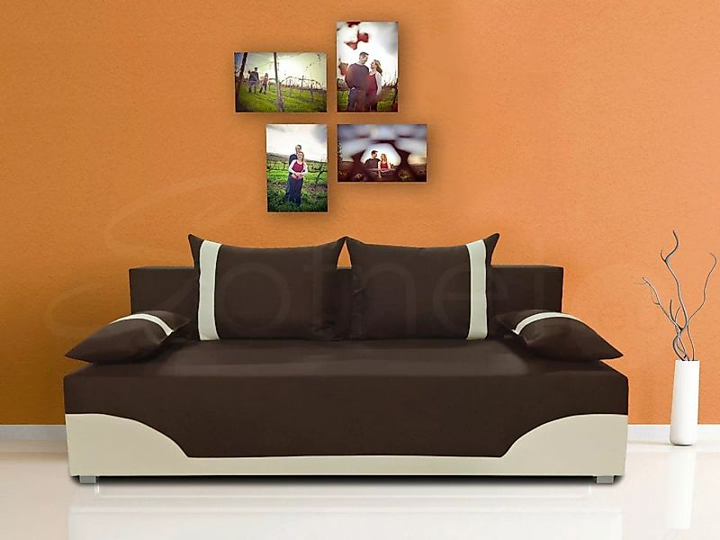 Sofnet Schlafsofa Dario, mit Schlaffunktion und Bettkasten, Bettsofa, Couch günstig online kaufen