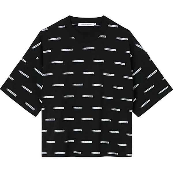 Calvin Klein Jeans All Over Print Kurzärmeliges T-shirt XS Institutional Lo günstig online kaufen
