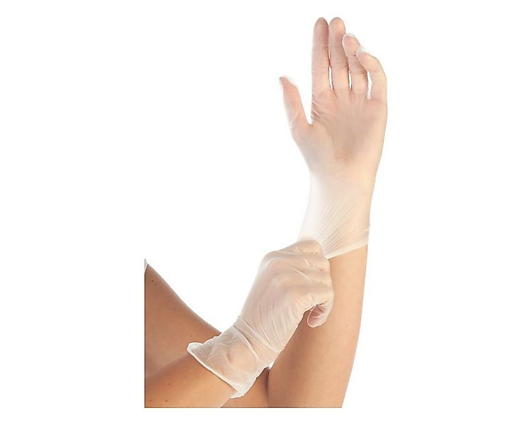 Franz Mensch Einweghandschuhe Hygonorm Vinyl-Handschuhe "Ideal Light", pude günstig online kaufen