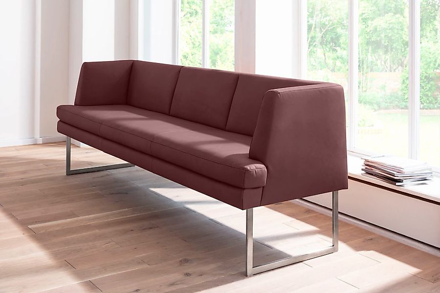 K+W Komfort & Wohnen Polsterbank »Cube«, Hammerkissenoptik, 2 Breiten, Hoch günstig online kaufen