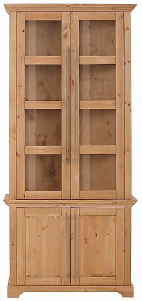 Home affaire Vitrine »Meliss«, aus massiver Kiefer, FSC® zertifiziert, Brei günstig online kaufen