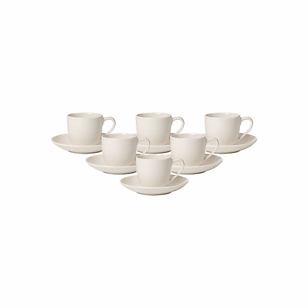 Villeroy & Boch Tasse "Espressotassen mit Untertassen For Me 70 ml 6er Set günstig online kaufen