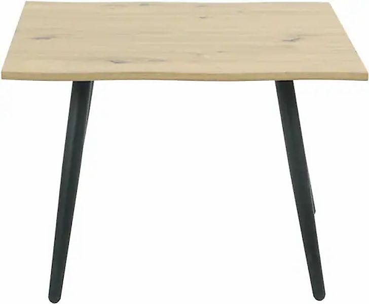TOM TAILOR Couchtisch »ZÜRICH«, Baumkantenoptik,Vierfuß,quadratisch,60 x 60 günstig online kaufen