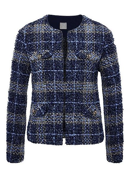 Rabe Blouson Rabe Blouson-Strickjacke im Karo-Design günstig online kaufen