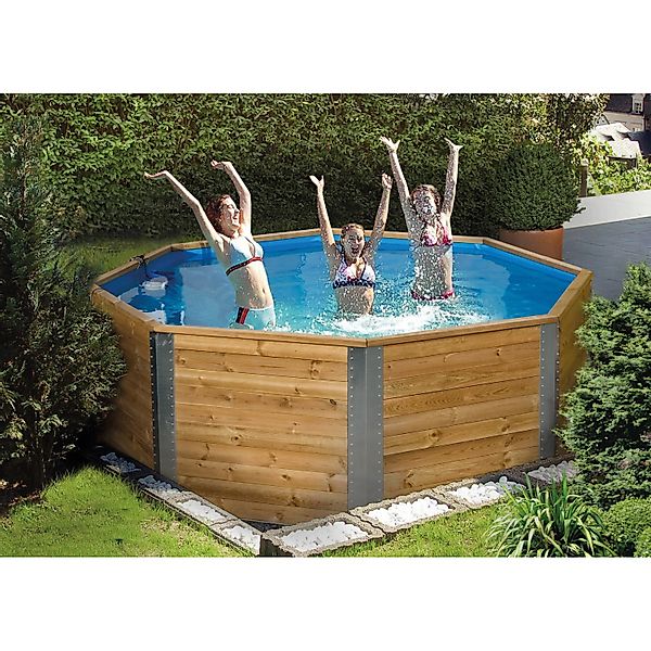 weka Achteckpool "MALI 1" 4-tlg., BxLxH: 325x325x116 cm günstig online kaufen