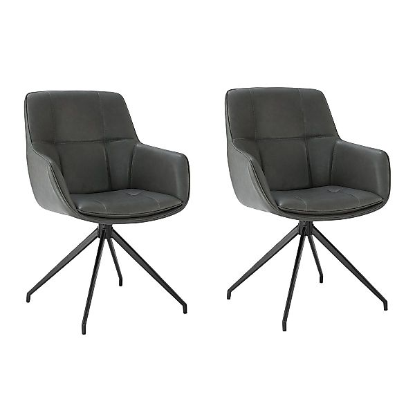CHITA Polsterstuhl (Set, 2 St), Drehstuhl, Esszimmerstuhl, 360° drehbar, Ve günstig online kaufen