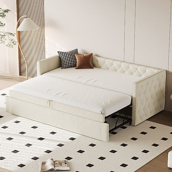 Flieks Daybett, Tagesbett Schlafsofa mit Unterbett günstig online kaufen