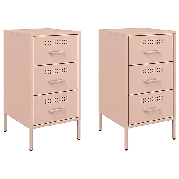 vidaXL Nachttisch Nachttische 2 Stk. Rosa günstig online kaufen