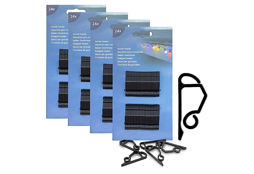 Spetebo Dekohaken Dachrinnenhaken für Lichterketten und Lichternezte, Dachr günstig online kaufen