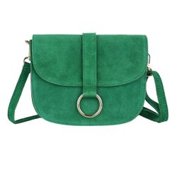 MIRROSI Umhängetasche Damen aus Echtleder, Wildleder, günstig online kaufen