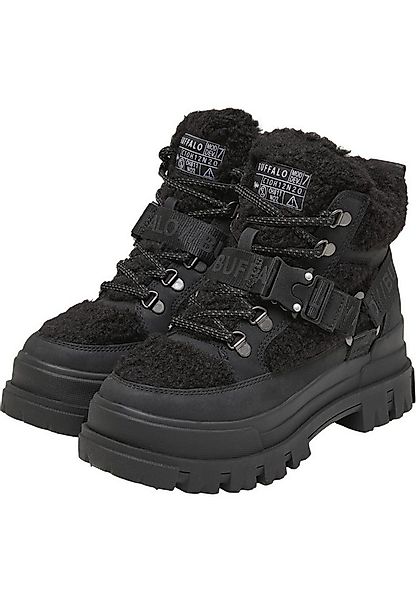 Buffalo Buffalo ASPHA COM MID WARM - VEGAN NUBUCK/FUR - BLACK Stiefel günstig online kaufen