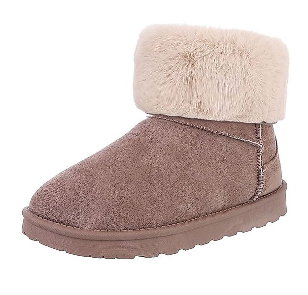 Ital-Design Damen Snowboots Freizeit Snowboots (88460392) Flach Flache Stie günstig online kaufen