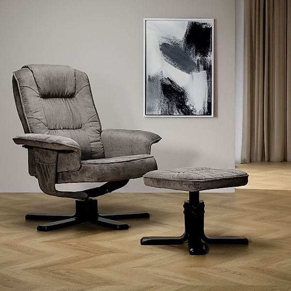 IDIMEX Relaxsessel CHARLY, Fernsehsessel mit Hocker, günstig online kaufen