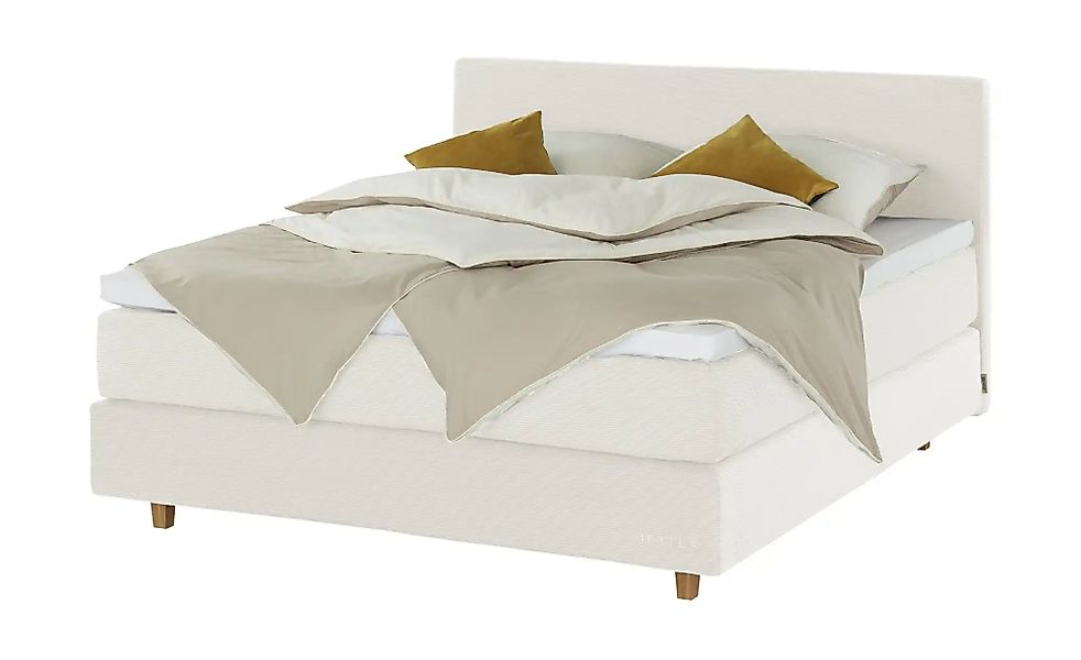 Jette Home Boxspringbett  Jette Flex ¦ creme ¦ Maße (cm): B: 145 H: 120,5 B günstig online kaufen