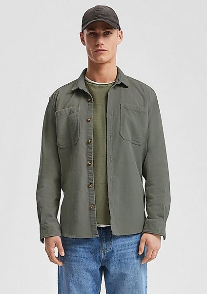 QS Hemdjacke Hemd Overshirt aus Cord mit aufgestetzten Taschen günstig online kaufen