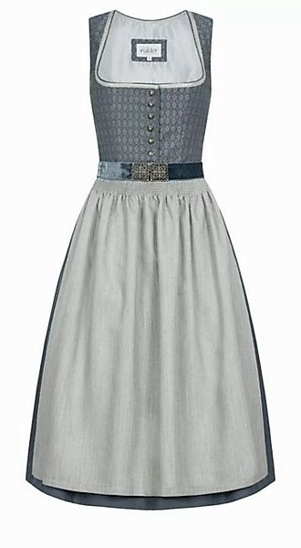 Nübler Dirndl Midi Dirndl Edda in Blau von Nübler günstig online kaufen