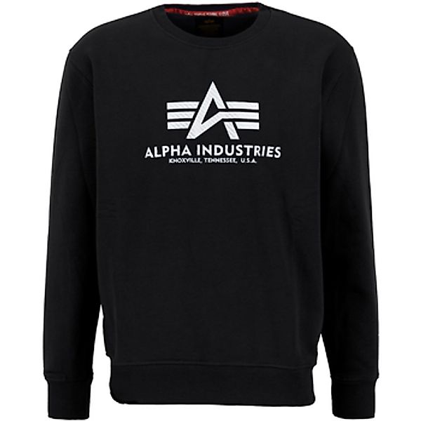 Alpha  Sweatshirt Basic Sweater Carbon - black / silver günstig online kaufen