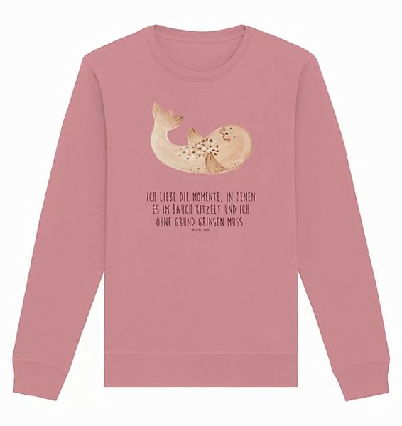 Mr. & Mrs. Panda Longpullover Größe S Robbe Liegen - Canyon Pink - Geschenk günstig online kaufen