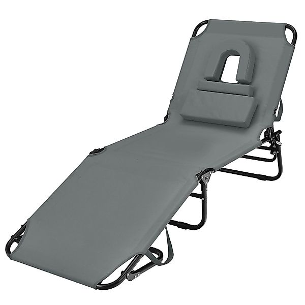 KOMFOTTEU Gartenliege Sonnenliege Strandliege klappbar, mit günstig online kaufen