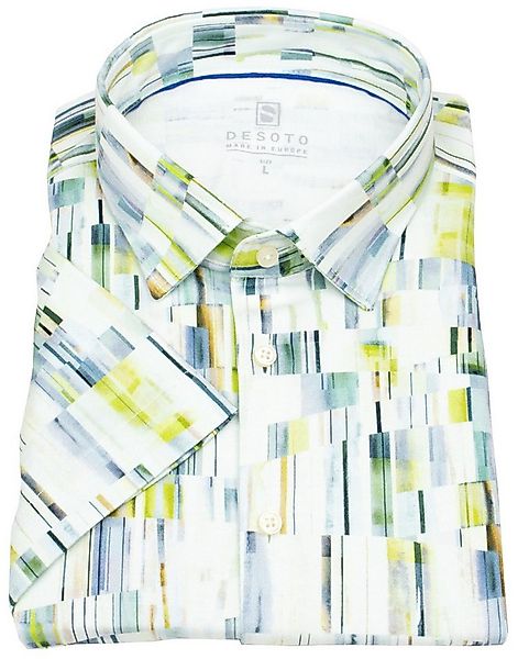 DESOTO Kurzarmhemd stark tailliert bügelfrei Kentkragen günstig online kaufen