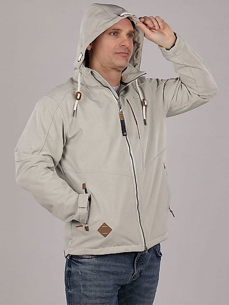 Dry Fashion Softshelljacke Eckernförde Herren Jacke Eckernförde Meliert mit günstig online kaufen