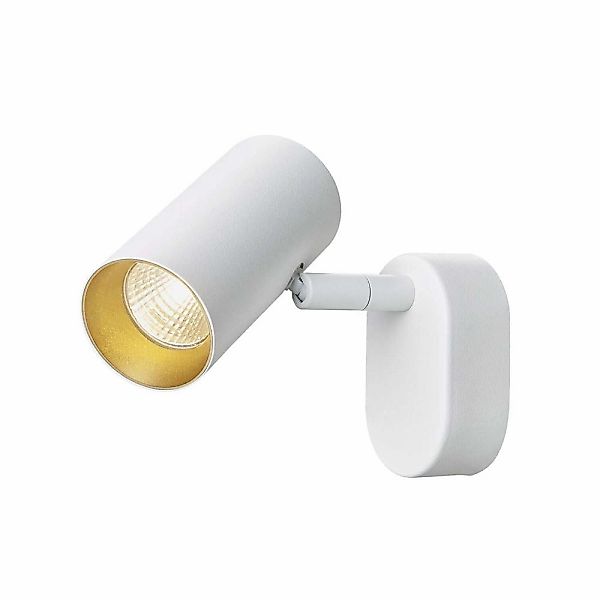 LED Led Wand- und Deckenleuchte Noblo in Weiß und Gold 6W 740Lm günstig online kaufen