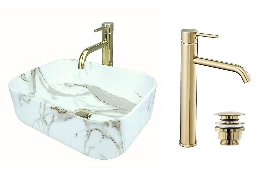 GTM Design Aufsatzwaschbecken LIVIA Modern Waschbeckenm günstig online kaufen