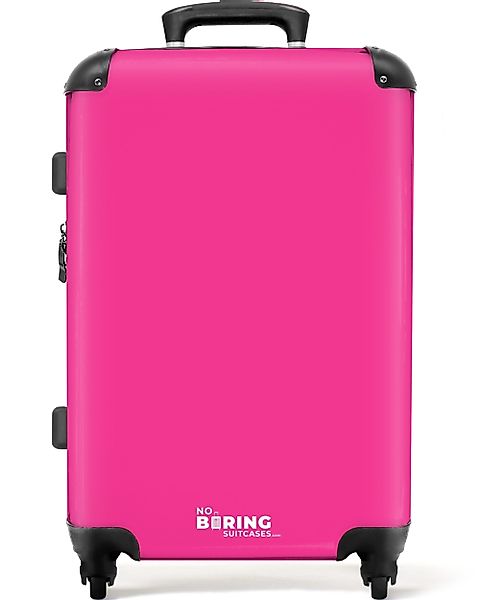 NoBoringSuitcases.com© Hartschalen-Trolley Rosa - Einfarbig 67 günstig online kaufen