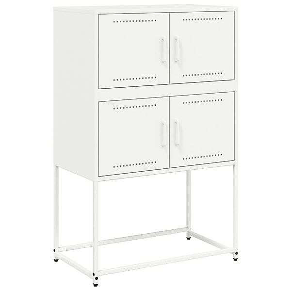 vidaXL Sideboard Weiß 68,5x38,5x107 cm Stahl 846487 günstig online kaufen