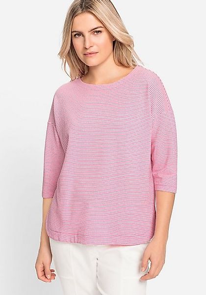 Olsen Sweatshirt (1-tlg) mit leichter Jacquardstruktur günstig online kaufen