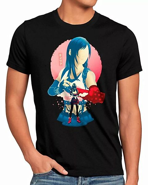 style3 Print-Shirt Herren T-Shirt Fist Fighter Girl final fantasy 7 VII cho günstig online kaufen