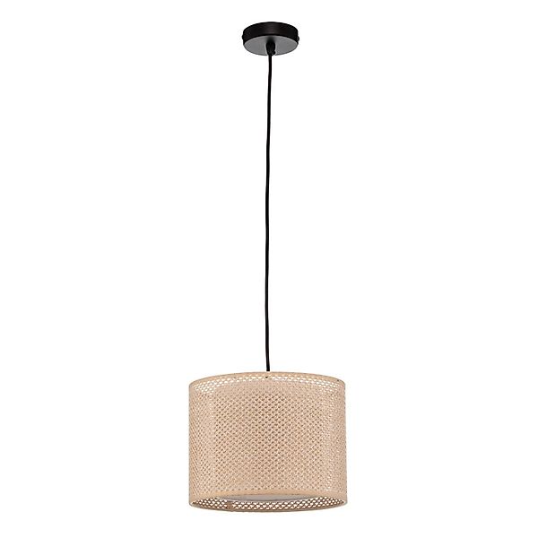 Lindby Pendelleuchte Soula 10012921 Landhaus Vintage Rustikal in Creme 1-fl günstig online kaufen
