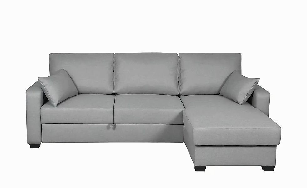 Ecksofa mit Schlaffunktion Asti ¦ grau ¦ Maße (cm): B: 241 H: 86 T: 162.0 P günstig online kaufen