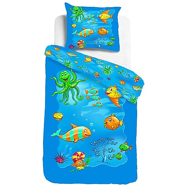ESPiCO Kinderbettwäsche Unterwasserwelt, Renforcé, 2 teilig, günstig online kaufen