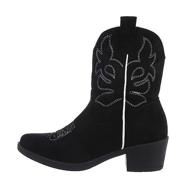 Ital-Design Damen Cowboyboots Western Westernstiefelette (83592451) günstig online kaufen