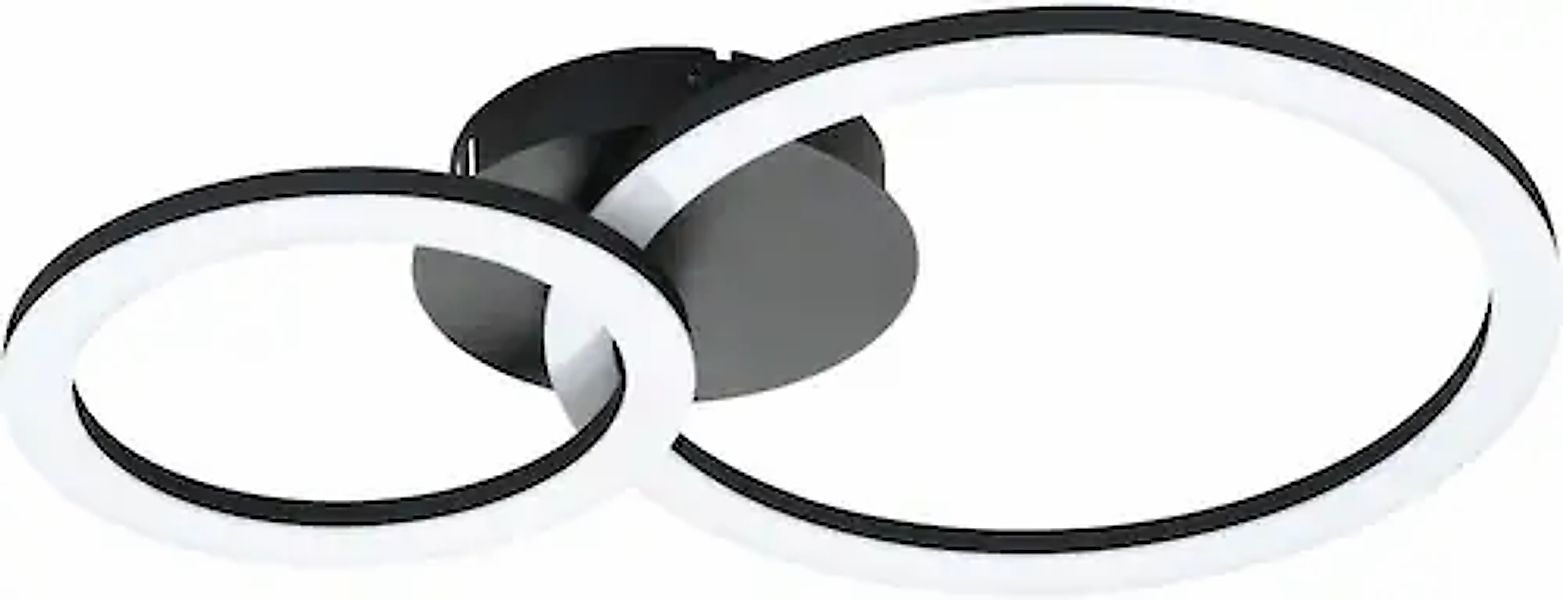 EGLO LED-Deckenleuchte »PARRAPOS-Z«, in schwarz aus Stahl / inkl. LED fest günstig online kaufen