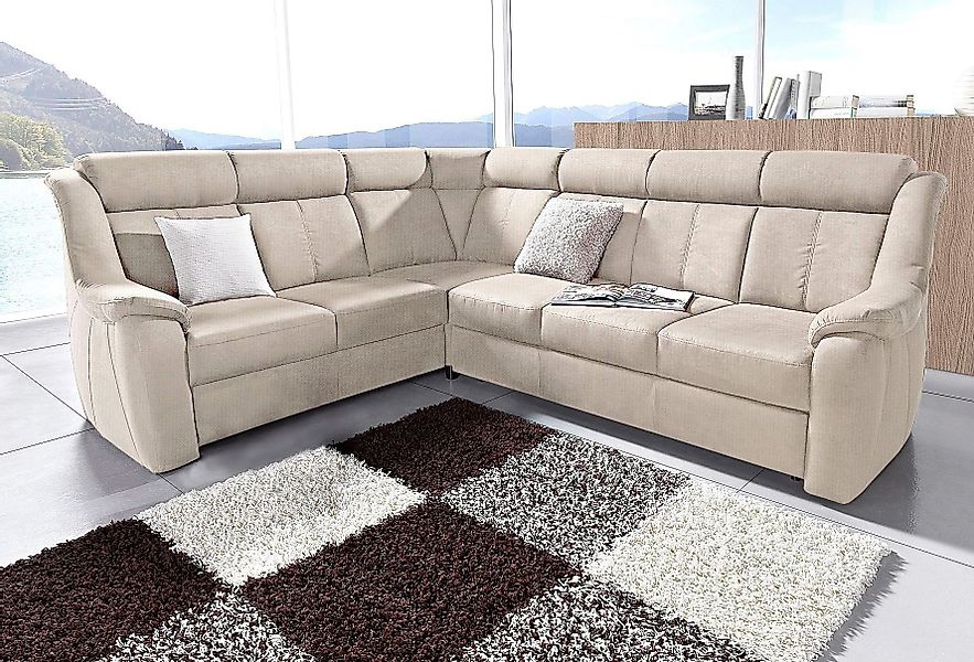 sit&more Ecksofa Basel L-Form, wahlweise mit günstig online kaufen