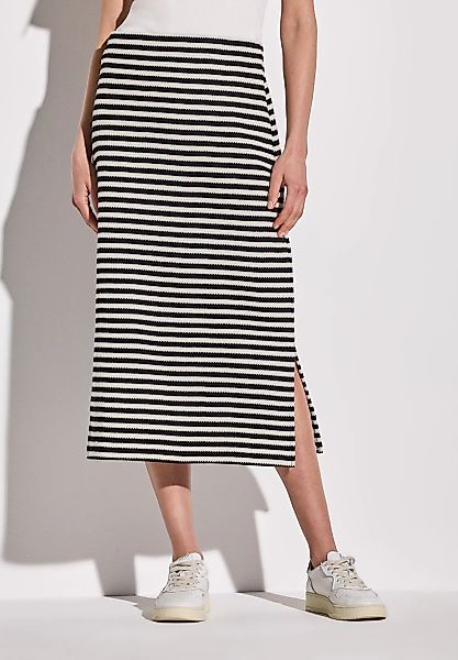 STREET ONE Sommerrock, softer Materialmix günstig online kaufen