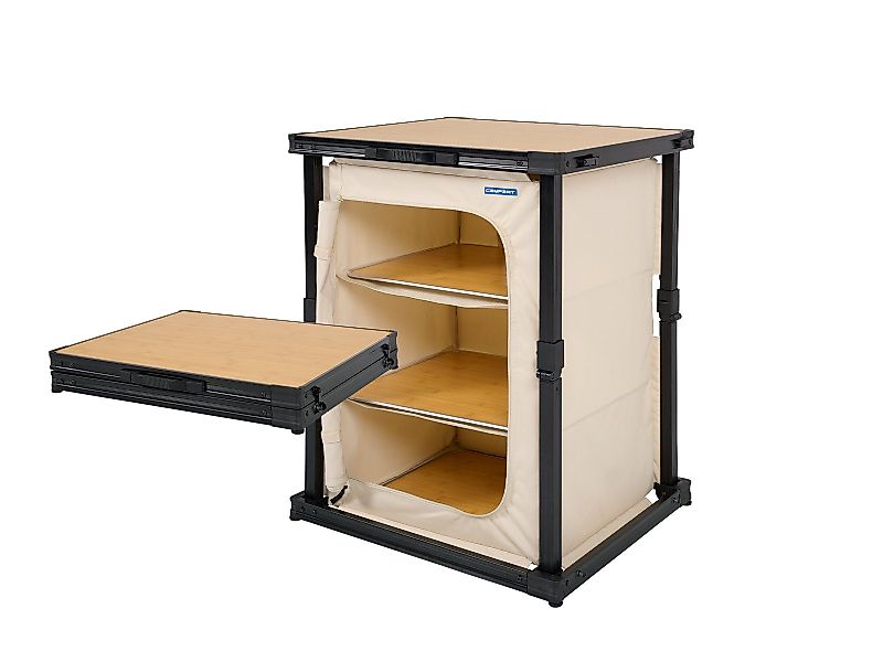 Campart Stoffschrank Küchenbox Faltschrank Outdoor-Schrank Holz günstig online kaufen