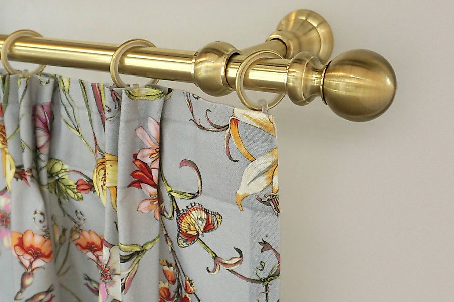 GARESA Gardinenstange "ANDREA" Ø 20 mm 1 läufig-läufig Wunschmaßlänge;Träge günstig online kaufen