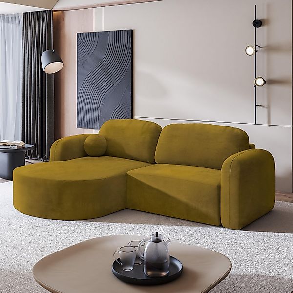 Masseno Ecksofa AMILIA mit Schlaffunktion L-Form, günstig online kaufen