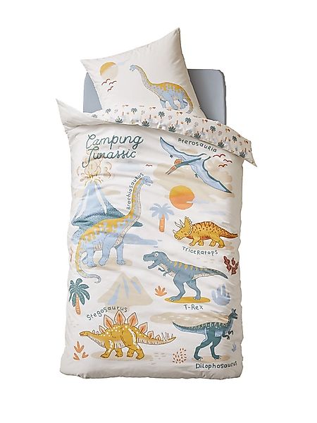 vertbaudet Bettbezug Kinder Bettwäsche-Set JURASSIC CAMP günstig online kaufen