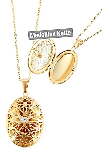 AKZENT Kette mit Anhänger Feline Edelstahl günstig online kaufen