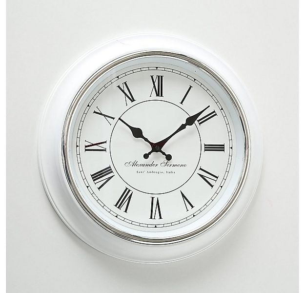 BOLTZE GRUPPE GmbH Wanduhr Wanduhr Analog Kunststoff weiß Retro Look günstig online kaufen