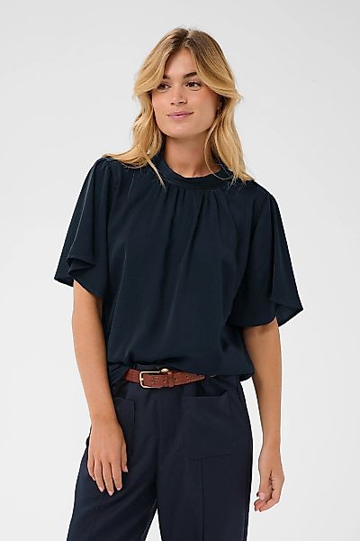 Saint Tropez Kurzarmbluse "AileenSZ Flared Blouse" Kunstfaser, Regular fit günstig online kaufen