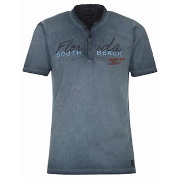 Casa Moda  T-Shirt Knopfleisten T-Shirt für Herren günstig online kaufen