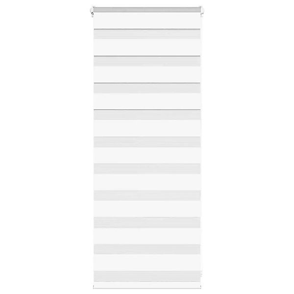 vidaXL Doppelrollo Weiß 65x100 cm Stoffbreite 60,9 cm Polyester 4014722 günstig online kaufen