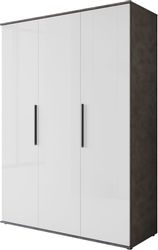 INOSIGN Kleiderschrank "LAGOS Wäscheschrank, Garderobe, schwarze Griffe, Ma günstig online kaufen